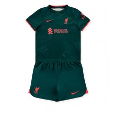 Liverpool Tredjedraktsett Barn 2022-23 Kortermet (+ korte bukser)